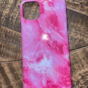 Casley Hot Pink Marble iPhone 11 Pro Max Case